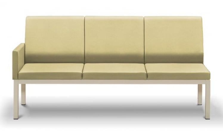 Диван трехместный с правым подлокотником Норман 3В Кремовый_0