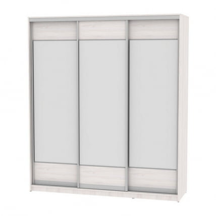 Шкаф-купе B-230х200х60-3(ЯАС-D8D8D8)_0