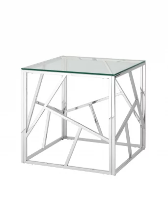 Журнальный столик АРТ ДЕКО 55x55 Серебро Журнальный столик АРТ ДЕКО 55x55 Серебро_0