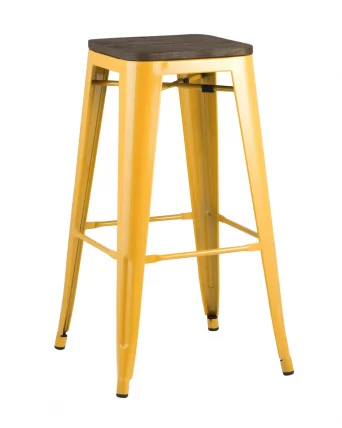 Стул барный TOLIX  WOOD Желтый_0