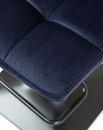 Стул барный DOBRIN DOMINIC (темно-синий велюр (MJ9-118)) 2 шт_8