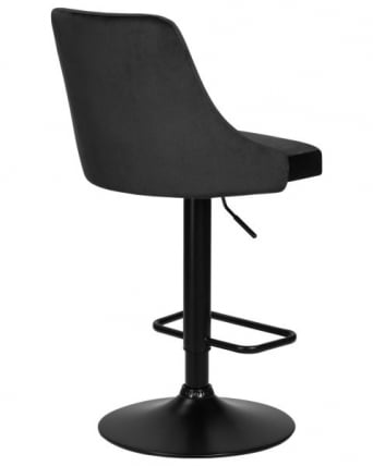 Стул барный ДОБРИН ДЖОСЕПХ БЛАCК (черный велюр (МДЖ9-101)) 2 шт / DOBRIN JOSEPH BLACK (MJ9-101))_4
