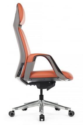 Кресло руководителя RV DESIGN Napoli Оранжевый_4