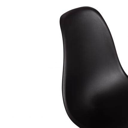Стул CINDY (EAMES) (mod. 1801) дерево бук/металл/сиденье пластик, 45x51x82 см, Black (черный)_6