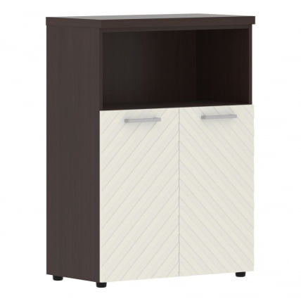 Шкаф с глухими малыми дверьми и топом Torr LUX TLMC 85.3 Венге Магия Латте_0
