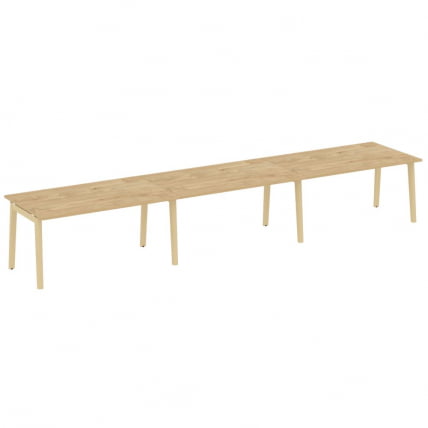 Стол переговорный (3 столешницы) ONIX WOOD OW.PRG-3.4 Тиквуд Светлый/Светлый_0