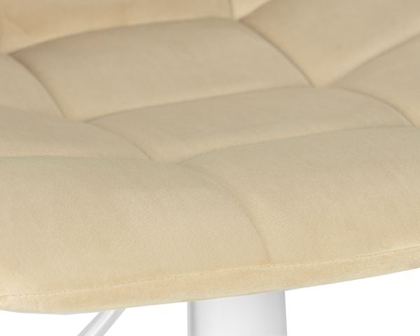 Стул барный DOBRIN TAILOR WHITE (бежевый велюр (MJ9-10)) 2 шт_7