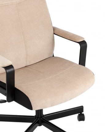 Кресло руководителя TopChairs ST-DOMINGO Песочный_1