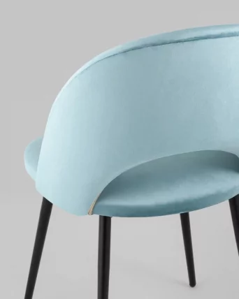 Стул Меган велюр Пыльно-голубой_6