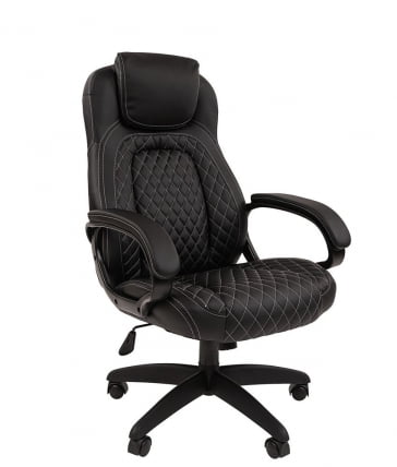 Кресло для руководителя CХАИРМАН 432 экокожа Черный / CHAIRMAN_0