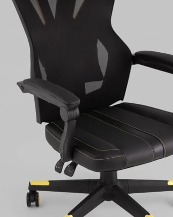 Кресло спортивное TopChairs Айронхайд Желтый Кресло спортивное TopChairs Айронхайд Желтый_3