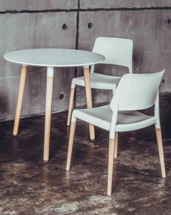 Стол круглый EAMES DST NEW D=80 белый_7