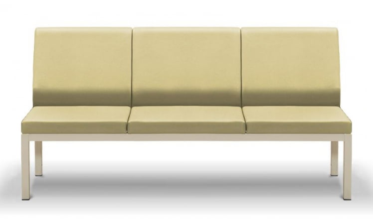 Диван трехместный без подлокотников Норман 3А Кремовый_0