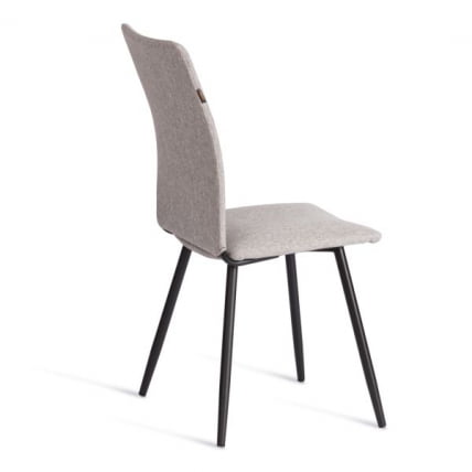 Стул обеденный La Rousse (2 шт. в упаковке) NEW, ткань рогожка, темно-серый, F68, 45х55х93 см_6