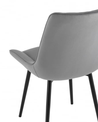 Стул Дарвин велюр Темно-серый_6