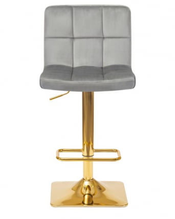 Стул барный DOBRIN GOLDIE (серый велюр (MJ9-75)) 2 шт_6