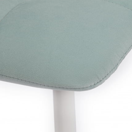 Стул CHILLY MAX Велюр/металл , 45 х 54 х 90 см , бирюзовый 20/белый_6