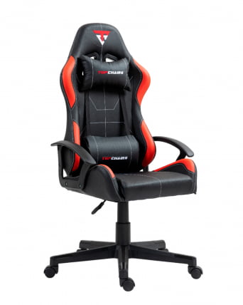 Кресло спортивное TopChairs Wyvern черно-красный_0