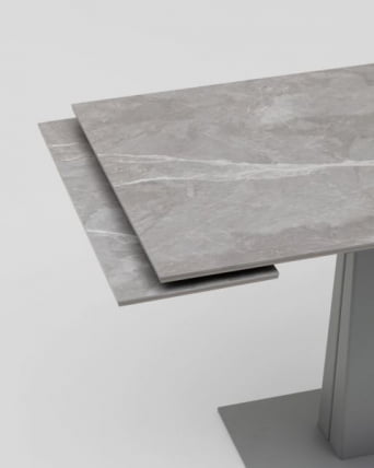 Стол Арнон 120-180/80/76 см керамика Ларка грей / Larka grey_1