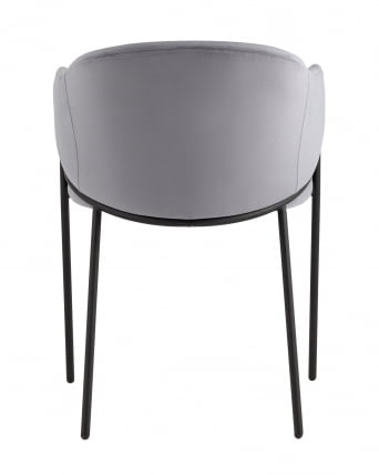 Стул Брасе велюр Серый / Brace_3