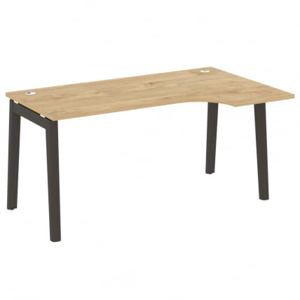 Стол эргономичный левый ONIX WOOD OW.SA-1(R) Тиквуд Светлый/Темный_0