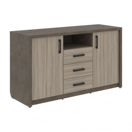 Греденция WOOD&STONE СФ-532101 Дрифтвуд Бетон Чикаго темный_0
