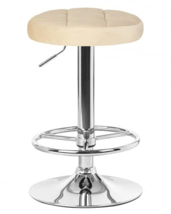 Табурет барный DOBRIN BRUNO (бежевый велюр (MJ9-10))_1
