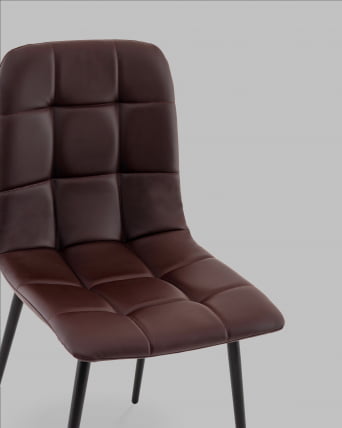 Стул Одди НЕВ экокожа шоколадный / NEW_8