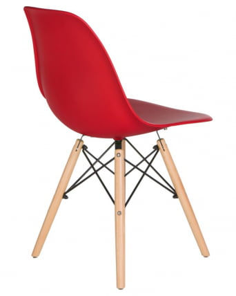 Стул обеденный DOBRIN DSW Красный R-02_4