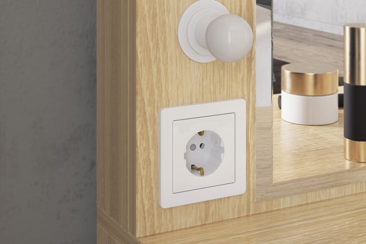 Трюмо Зара СМЗ-03 дуб сонома/белый / SMZ-03_3