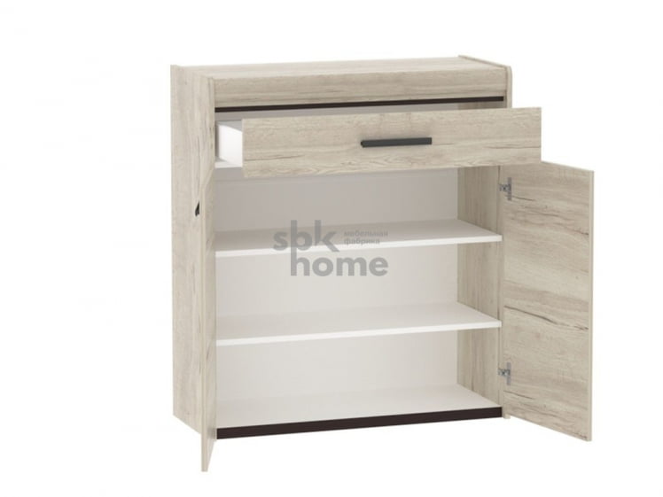 Тумба 900 ПМ-4 высокая, Мале (900*384*1020) Дуб галифакс белый, 50503_1