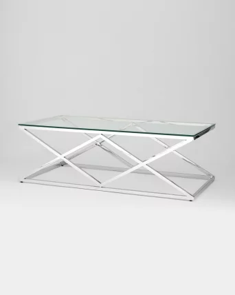 Стол журнальный ИНСИГНИЯ 120x60 Серебро Стол журнальный ИНСИГНИЯ 120x60 Серебро_1