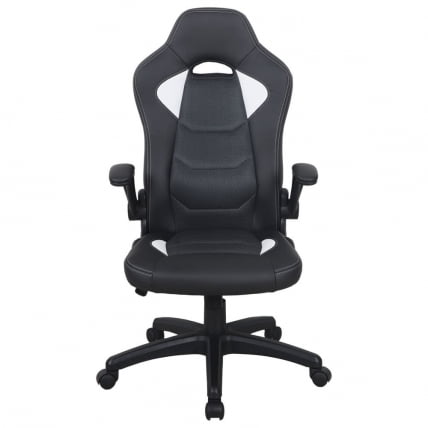 Кресло компьютерное BRABIX Skill GM-005 Черное/белое_2