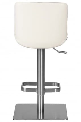 Стул барный DOBRIN ALDO Белый PU P23_4
