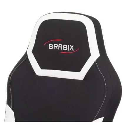 Кресло компьютерное BRABIX Alpha GM-018 Черное/белое_8