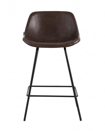 Стул полубарный Деймон (ПБ) экокожа Коричневый_1