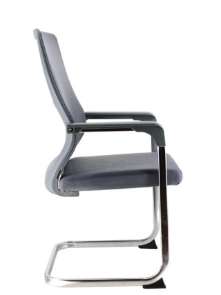 Кресло для посетителей Everprof EP-510 Grey Сетка Серый_2
