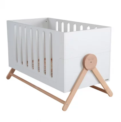 Кроватка 140x70 Micuna Swing Big White/Waterwood Кроватка 140x70 Micuna Swing Big White/Waterwood_0