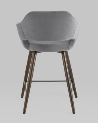 Стул полубарный Саймон ПЛ велюр Темно-серый_4