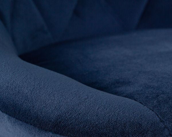 Стул барный DOBRIN LOGAN BLACK (синий велюр (MJ9-117)) 2 шт_6