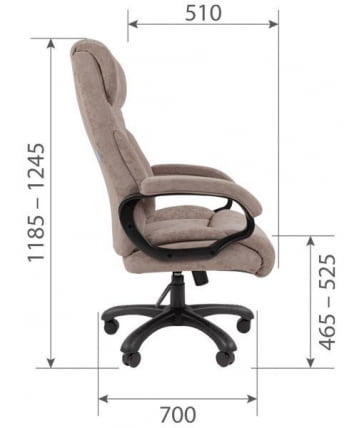 Офисное кресло CХАИРМАН ДОМ (Хоме) 401 Темно-бежевый / CHAIRMAN (Home)_4