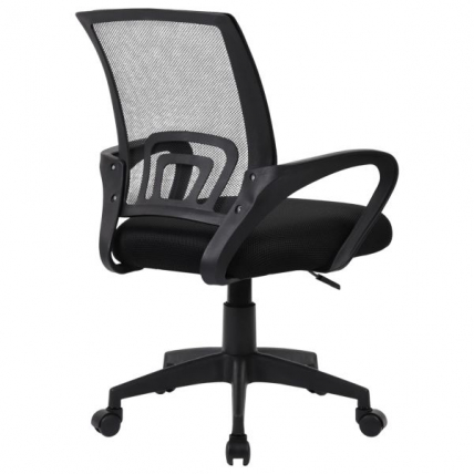 Кресло CROMEX (КРОМЕКС) Top CH-695 сетка/ткань TW черное_0