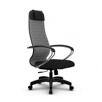 Кресло офисное МЕТТА B 1b 21/K131, Основание 17831 Комплект 1 Светло-серое Черное_1