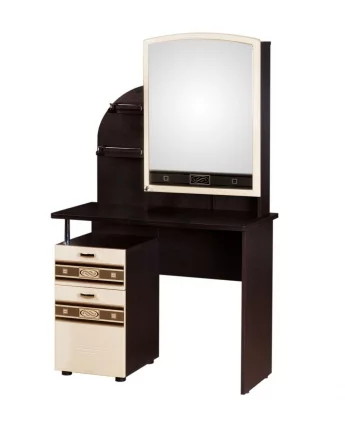 Столик туалетный Орхидея-4.10 Дуб венге/Беленый дуб_0