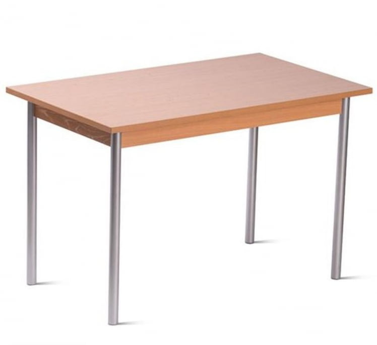 Стол для столовой 1200х700 мм ЛДСП Бук/Коричневый_0
