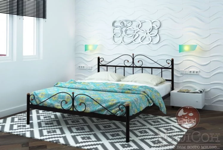 Кровать Диана Plus 1800х1900 Черная Кровать Диана Plus 1800х1900 Черная_1