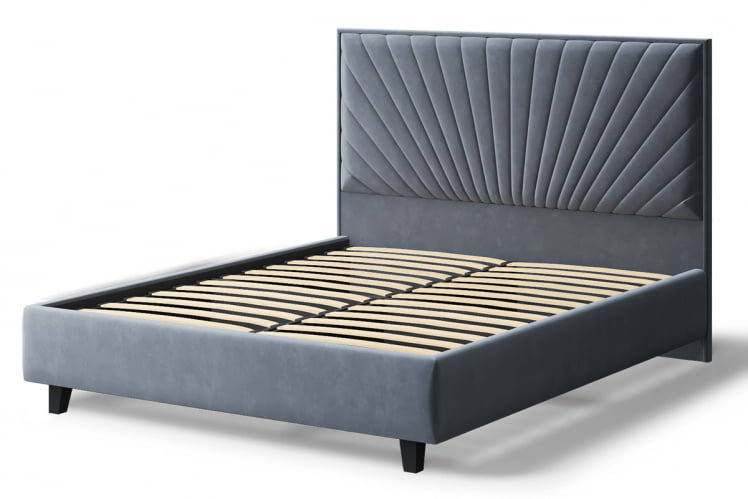 Кровать Леона, 2000 кс 1200 мм, серый / x_1