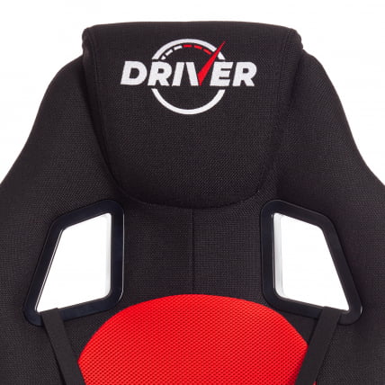 Кресло DRIVER (22) ткань, черный/красный, 2603/TW-08_7