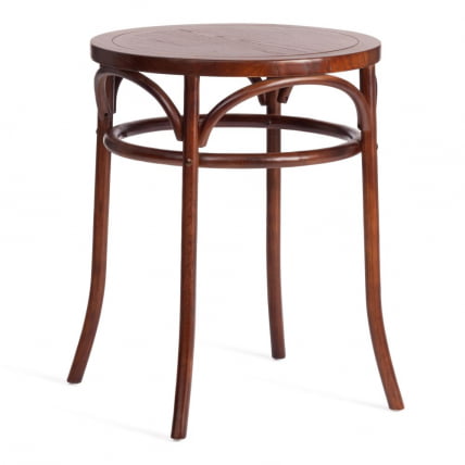 Стол THONET (mod.T9151) дерево вяз, 60х75 см, Темный Орех (№5)_0