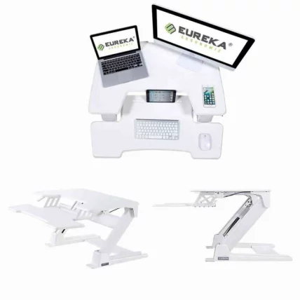 Подставка на компьютерный стол для работы стоя EUREKA ERK-CV-PRO36W Белый Подставка на компьютерный стол для работы стоя EUREKA ERK-CV-PRO36W Белый_2